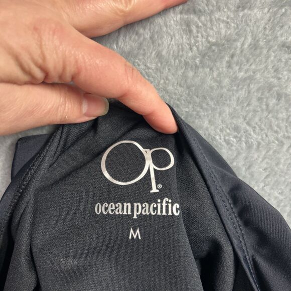 Ocean Pacific NWT Swimsuit Black Tropical Drink Vacation Sz. Medium - Picture 7 of 12